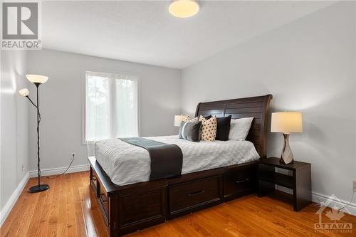 hardwood flooring throughout - 17 Welby Court, Ottawa, ON - Indoor Photo Showing Bedroom