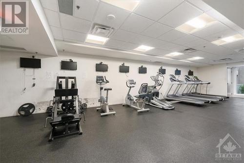 195 Besserer Street Unit#1806, Ottawa, ON - Indoor Photo Showing Gym Room