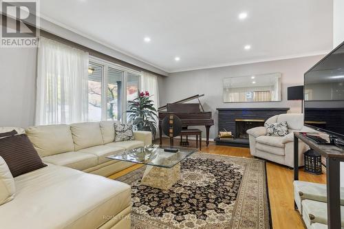 26 Boxwood Road, Toronto, ON - Indoor Photo Showing Living Room With Fireplace