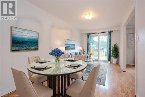 VIRTUALLY STAGED - 49 Dawn Ridge Drive, Kitchener, ON - Indoor Photo Showing Dining Room