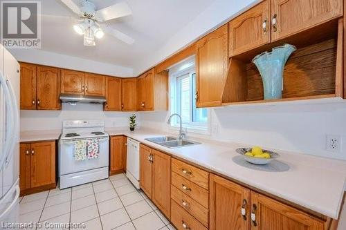 49 Dawn Ridge Drive, Kitchener, ON - Indoor Photo Showing Kitchen With Double Sink