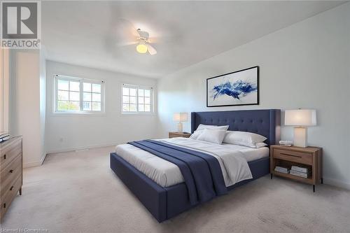 VIRTUALLY STAGED - 49 Dawn Ridge Drive, Kitchener, ON - Indoor Photo Showing Bedroom