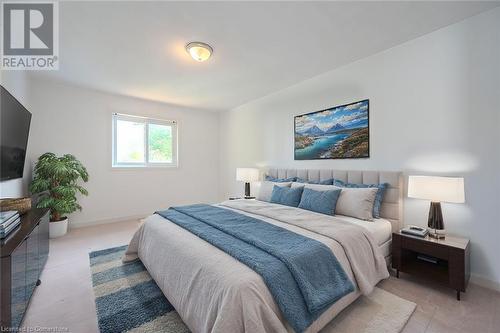 VIRTUALLY STAGED - 49 Dawn Ridge Drive, Kitchener, ON - Indoor Photo Showing Bedroom