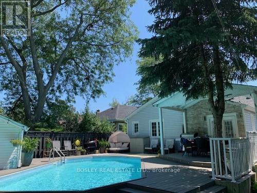 158 Phyllis Avenue, Toronto, ON - Outdoor With In Ground Pool With Deck Patio Veranda