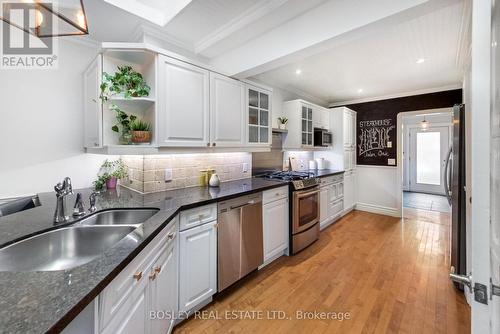 158 Phyllis Avenue, Toronto, ON - Indoor Photo Showing Kitchen With Double Sink