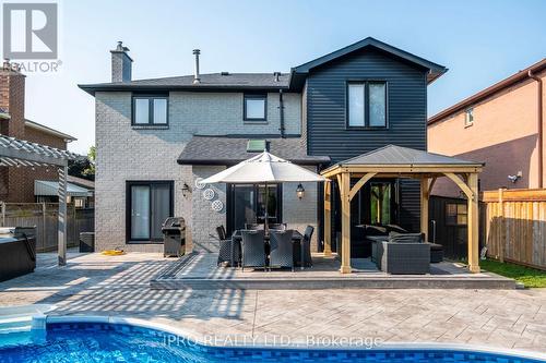 1493 Queensbury Crescent, Oakville, ON - Outdoor With In Ground Pool With Deck Patio Veranda