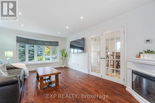 853 Willow Avenue, Milton, ON - Indoor Photo Showing Living Room With Fireplace