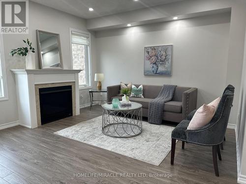 80 Workmen'S Circle, Ajax, ON - Indoor Photo Showing Living Room With Fireplace