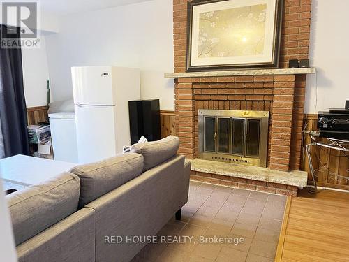 36 Mount Pleasant Drive, Brampton, ON - Indoor Photo Showing Living Room With Fireplace