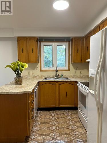 Upper - 1611 Lewes Way, Mississauga, ON - Indoor Photo Showing Kitchen With Double Sink