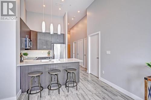 301 - 100 Garment Street, Kitchener, ON - Indoor Photo Showing Kitchen With Upgraded Kitchen