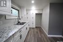 710 Carleton Street, Moosomin, SK  - Indoor Photo Showing Kitchen With Double Sink 