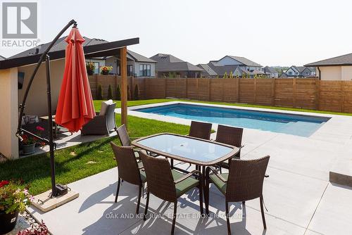 62 Crestview Drive, Middlesex Centre (Komoka), ON - Outdoor With In Ground Pool With Backyard