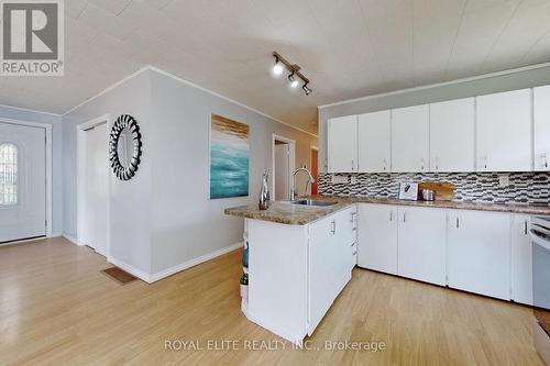 3965 Hilltop Road, Ramara, ON - Indoor Photo Showing Kitchen With Double Sink