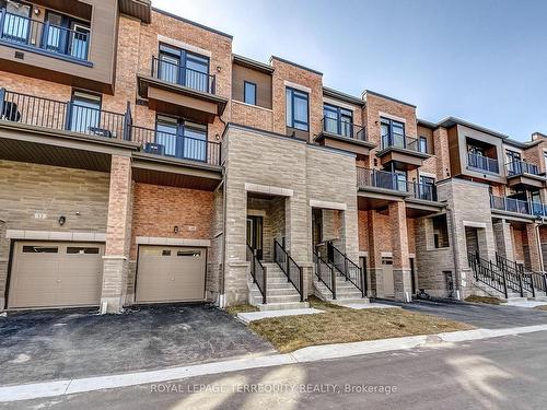 10 Cunliffe Lane W, Ajax, ON - Outdoor With Balcony With Facade