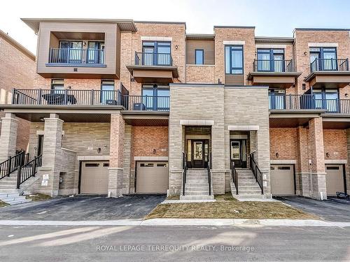 10 Cunliffe Lane W, Ajax, ON - Outdoor With Balcony With Facade