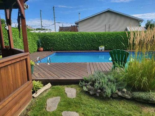 Garden - 45 Rue Micheline, Gatineau (Gatineau), QC - Outdoor With Above Ground Pool With Backyard