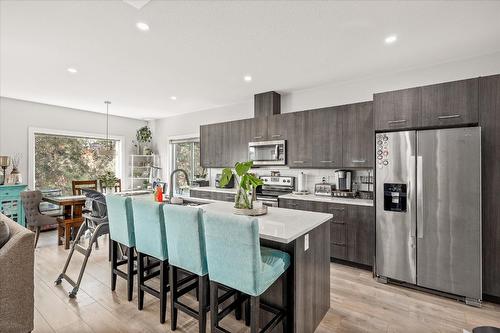 3737 Inverness Road, West Kelowna, BC - Indoor Photo Showing Kitchen With Stainless Steel Kitchen With Upgraded Kitchen