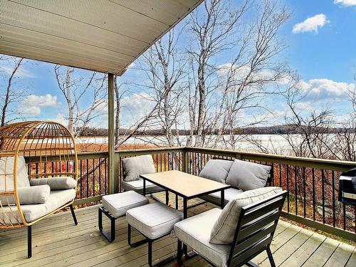 Terrasse - 1084 Ch. De La Baie-Solitaire, Rouyn-Noranda, QC - Outdoor With Deck Patio Veranda With Exterior