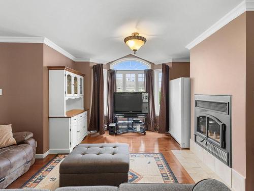 Living room - 76 Rue Des Peupliers, Lévis (Les Chutes-De-La-Chaudière-Ouest), QC - Indoor Photo Showing Living Room With Fireplace