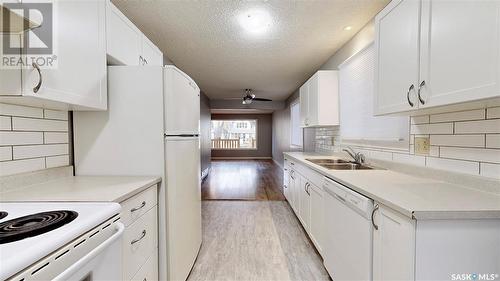 1051 Cameron Street, Regina, SK - Indoor Photo Showing Kitchen With Double Sink