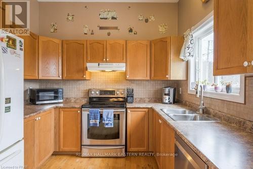 1755A Salem Road, Prince Edward County (Ameliasburgh), ON - Indoor Photo Showing Kitchen With Double Sink