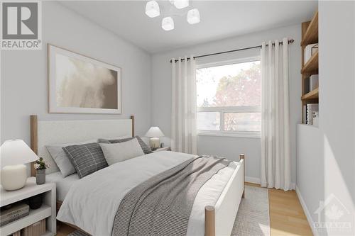 This image has been virtually staged. - 5 Beaumaris Drive, Ottawa, ON - Indoor Photo Showing Bedroom