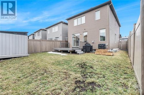 Fully fenced backyard with composite deck - 670 Jerome Jodoin Drive, Ottawa, ON - Outdoor