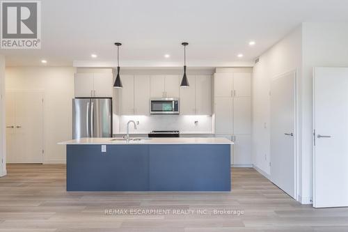 303 - 119 Lincoln Street, Welland, ON - Indoor Photo Showing Kitchen With Stainless Steel Kitchen With Upgraded Kitchen