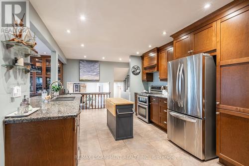 33 Cumminsville Drive, Hamilton, ON - Indoor Photo Showing Kitchen With Double Sink