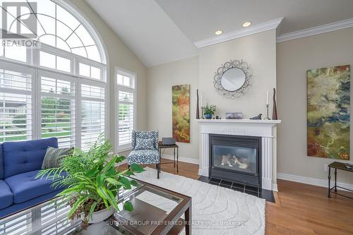 58 - 505 Blue Jay Drive, London, ON - Indoor Photo Showing Living Room With Fireplace