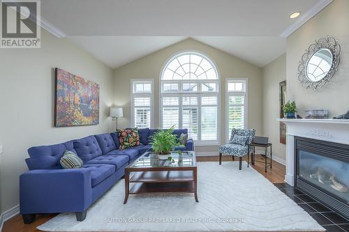 58 - 505 Blue Jay Drive, London, ON - Indoor Photo Showing Living Room With Fireplace