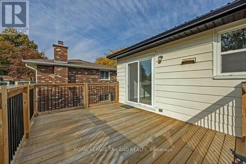 6 Erinlea Drive, St. Thomas, ON - Outdoor With Deck Patio Veranda With Exterior