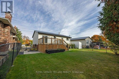 6 Erinlea Drive, St. Thomas, ON - Outdoor With Deck Patio Veranda With Exterior