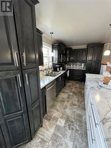 24 Stakes Pond Road, La Scie, NL - Indoor Photo Showing Kitchen With Double Sink