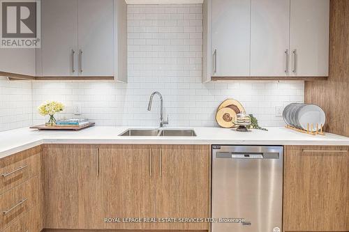 2008 - 175 Cumberland Street, Toronto, ON - Indoor Photo Showing Kitchen With Double Sink With Upgraded Kitchen