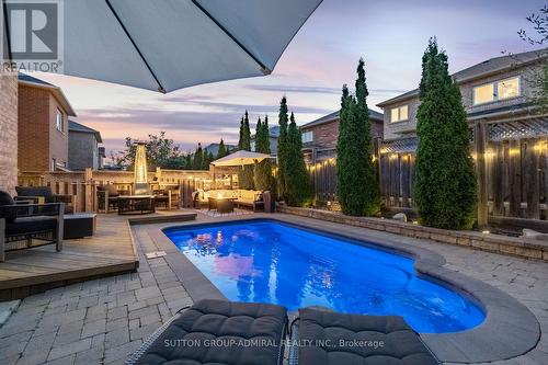 341 Lauderdale Drive, Vaughan, ON - Outdoor With In Ground Pool With Deck Patio Veranda