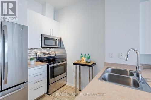 1110 - 1600 Keele Street, Toronto, ON - Indoor Photo Showing Kitchen With Stainless Steel Kitchen With Double Sink