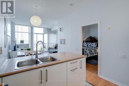 1110 - 1600 Keele Street, Toronto, ON - Indoor Photo Showing Kitchen With Double Sink