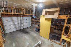 1 1/2 garage.  Plenty of room for car, tools and storage items. - 