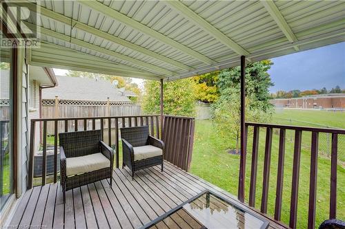 161 East Park Drive, Woodstock, ON - Outdoor With Deck Patio Veranda With Exterior