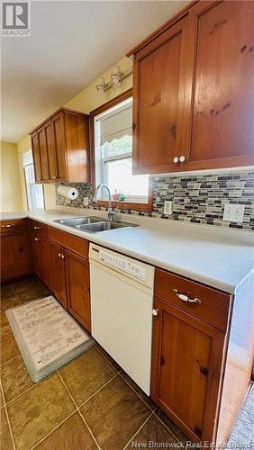 134 Kirkpatrick Street, Woodstock, NB - Indoor Photo Showing Kitchen With Double Sink