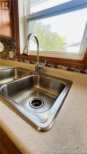 134 Kirkpatrick Street, Woodstock, NB - Indoor Photo Showing Kitchen With Double Sink