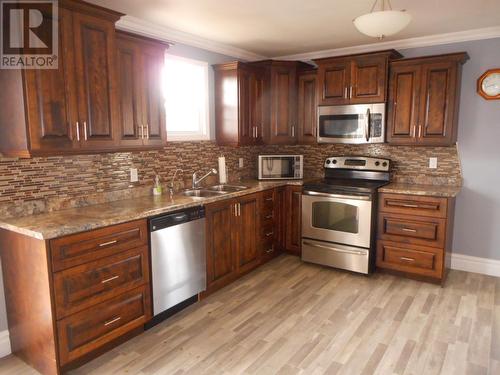 10 Center Street, Baie Verte, NL - Indoor Photo Showing Kitchen With Stainless Steel Kitchen With Double Sink