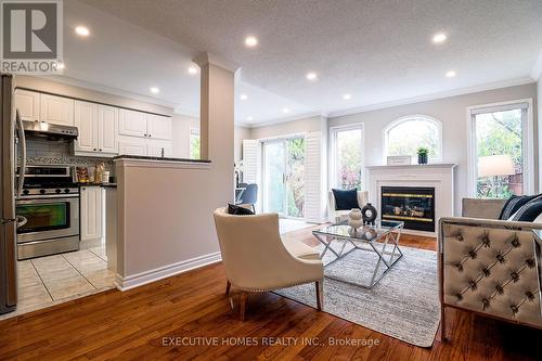 3938 Lacman Trail, Mississauga, ON - Indoor Photo Showing Other Room With Fireplace