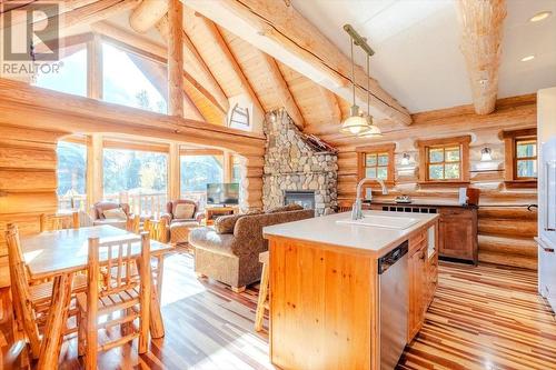 5258 Highline  Drive Unit# 505, Fernie, BC - Indoor With Fireplace