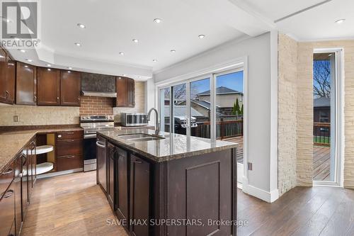 104 Brown Street, Barrie, ON - Indoor Photo Showing Kitchen With Double Sink