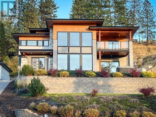 130 Flagstone Rise, Naramata, BC - Outdoor With Balcony With Facade