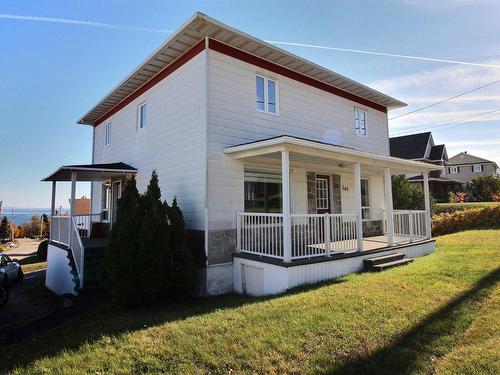 Frontage - 549  - 551 Rue St-Laurent, Saint-Siméon, QC - Outdoor With Deck Patio Veranda With Exterior