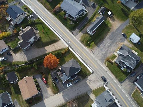 Aerial photo - 549  - 551 Rue St-Laurent, Saint-Siméon, QC -  With View